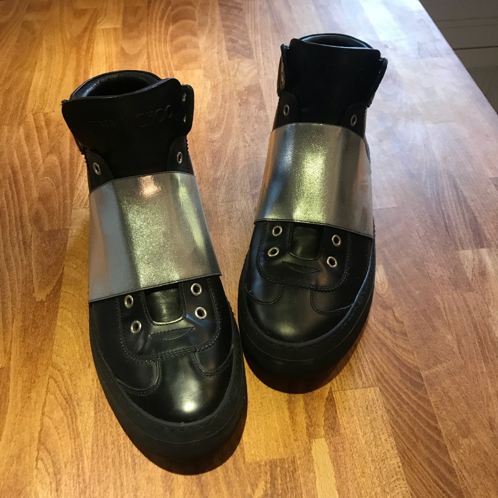 Jimmy Choo black sneakers